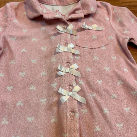 Betsey Johnson pajama Set Pink | Toddler Girl Size 5 - Picture 3 of 11